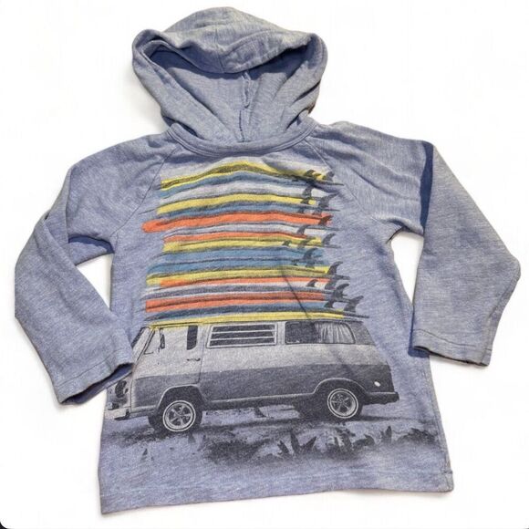 BabyGap Boys Hoodie Size 4T Light Blue  Long Sleeve - Picture 1 of 4